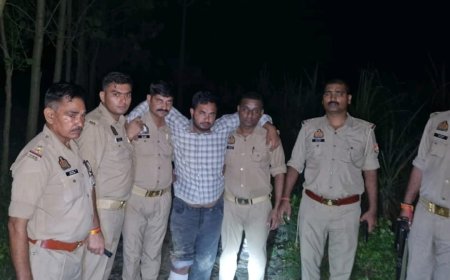 आधी रात को पुलिस और रामपुर के भैंस चोरों में मुठभेड़, एक बदमाश के पैर में लगी गोली, दूसरा दबोचा