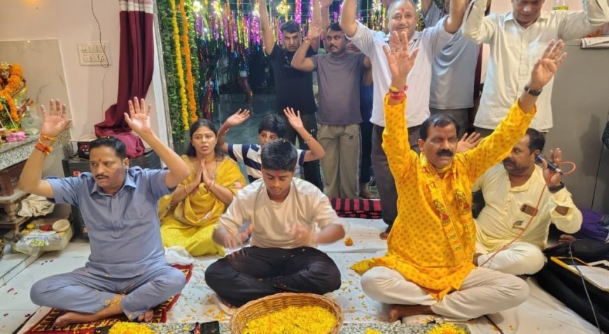 DIG अजय साहनी ने भी परिवार और स्टाफ के साथ मनाई जन्माष्टमी