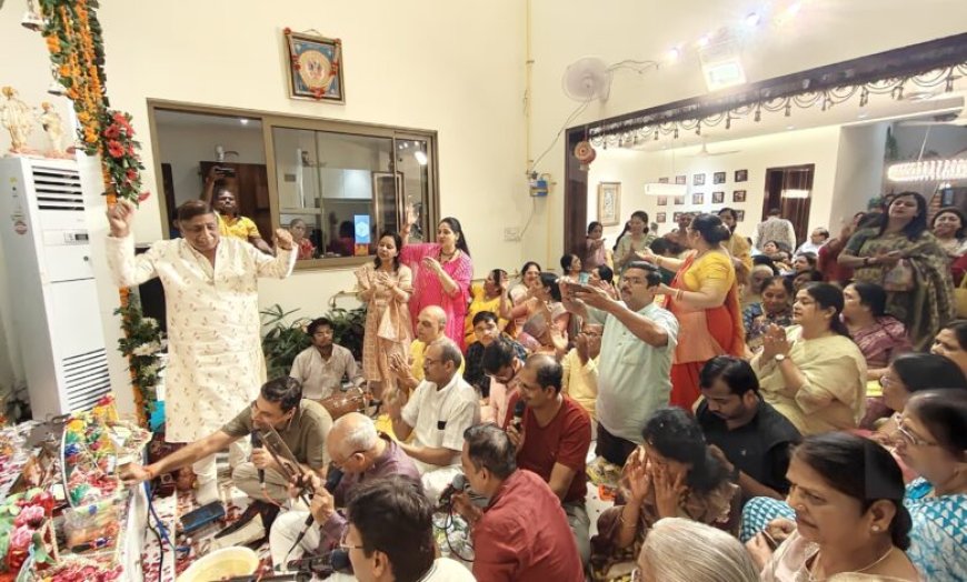 बृजलोक में धूमधाम से मना कन्हैया का छठी महोत्सव